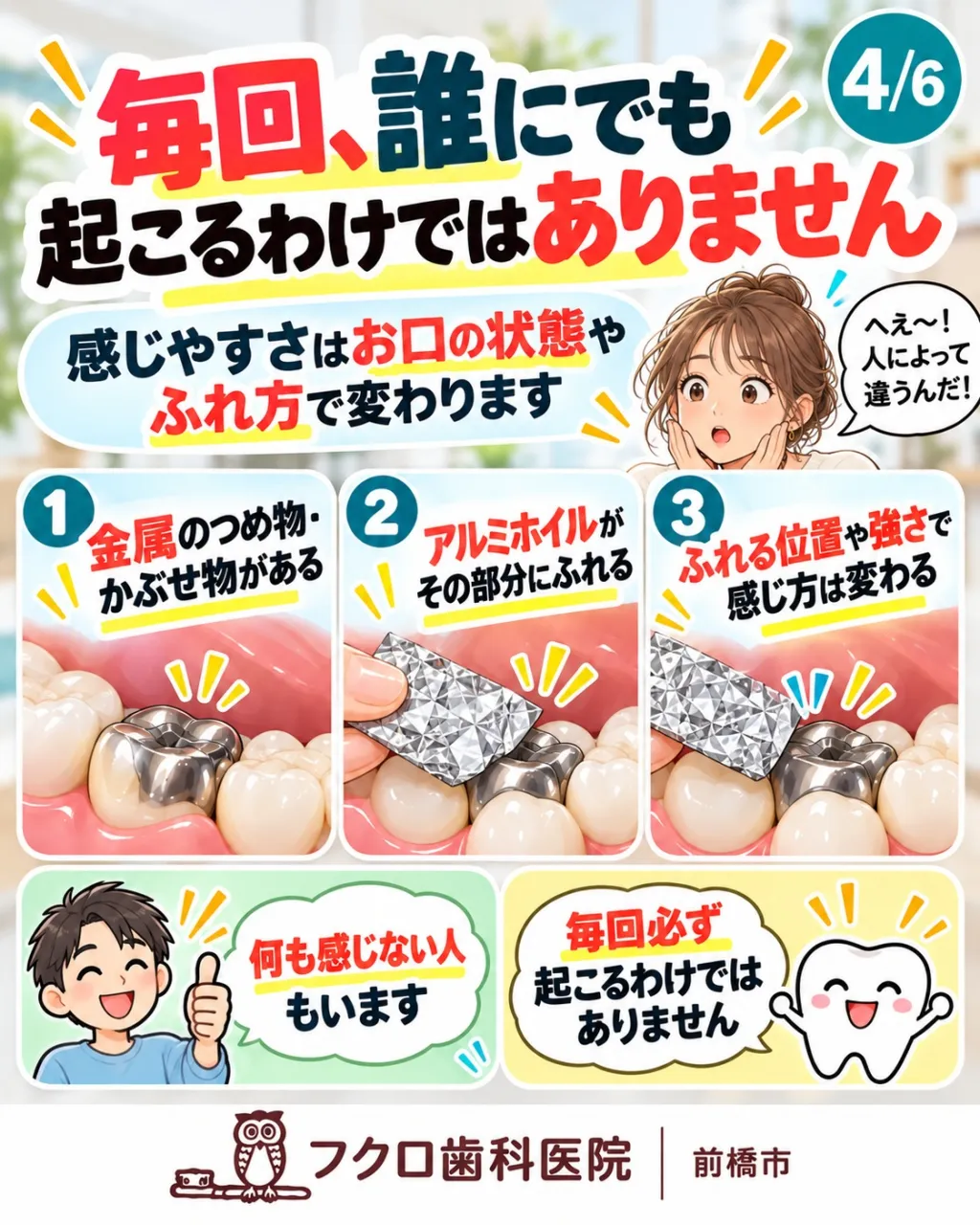 「うひゃぁ!? 歯がビリッとした!⚡️」