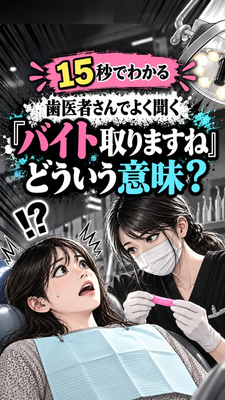 🦷 歯医者さんで突然、