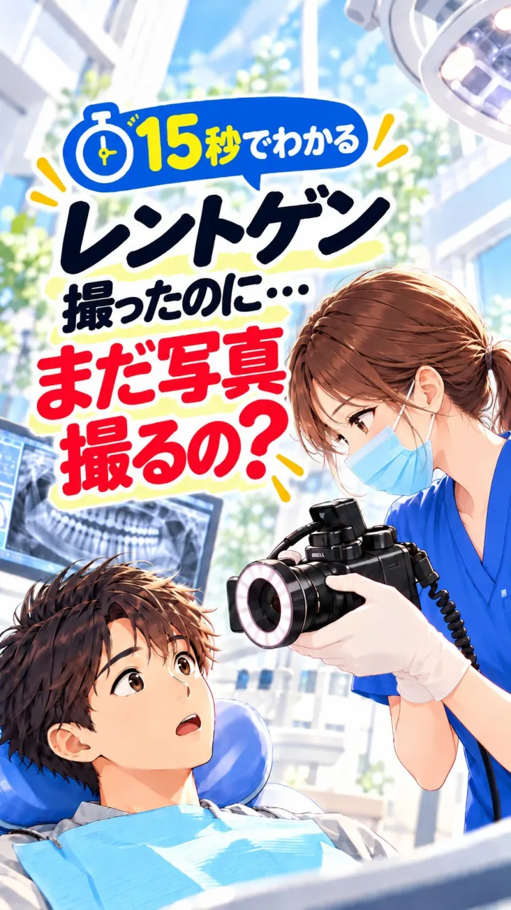 📸 レントゲン撮ったのに、まだ写真を撮るの？