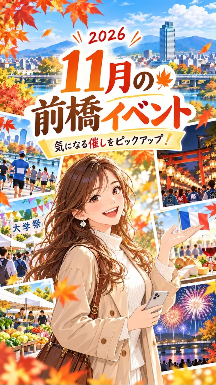 🍁 11月の前橋、どこへお出かけする？